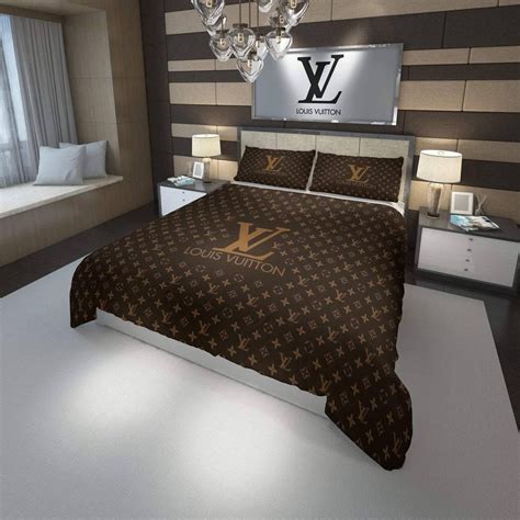 louis vuitton comforter sets|louis vuitton bedspread set.